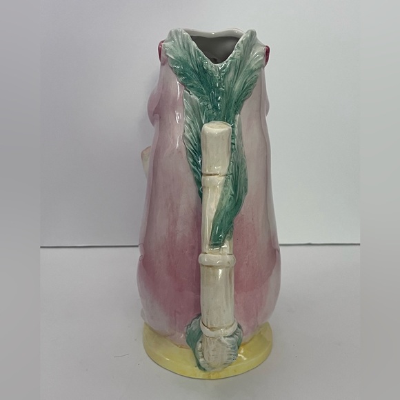 Vintage ceramic pitcher by Andrea West for Presentense. - Picture 3 of 11